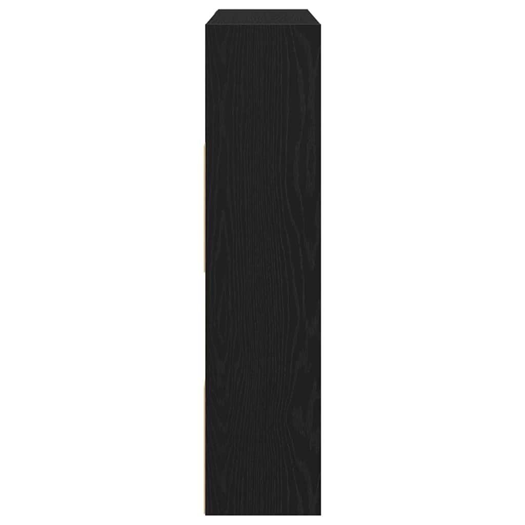 Libreria/Divisorio Rovere Nero 105x24x102 cm - homemem39