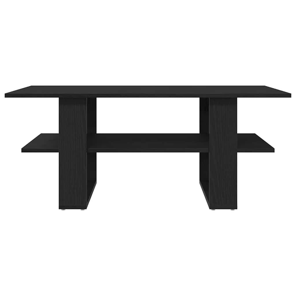 Tavolino da salotto Rovere nero 102 x 55 x 42 cm