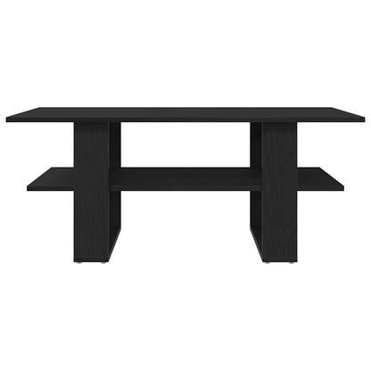 Tavolino da salotto Rovere nero 102 x 55 x 42 cm