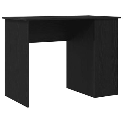 Scrivania Rovere Nero 100x55x75 cm in Legno Multistrato - homemem39