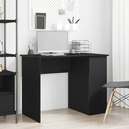 Scrivania Rovere Nero 100x55x75 cm in Legno Multistrato | homemem39