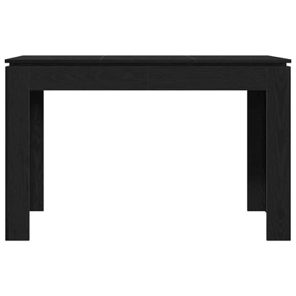 Tavolo da pranzo Rovere Nero 120x60x76 cm in Legno Multistrato | homemem39