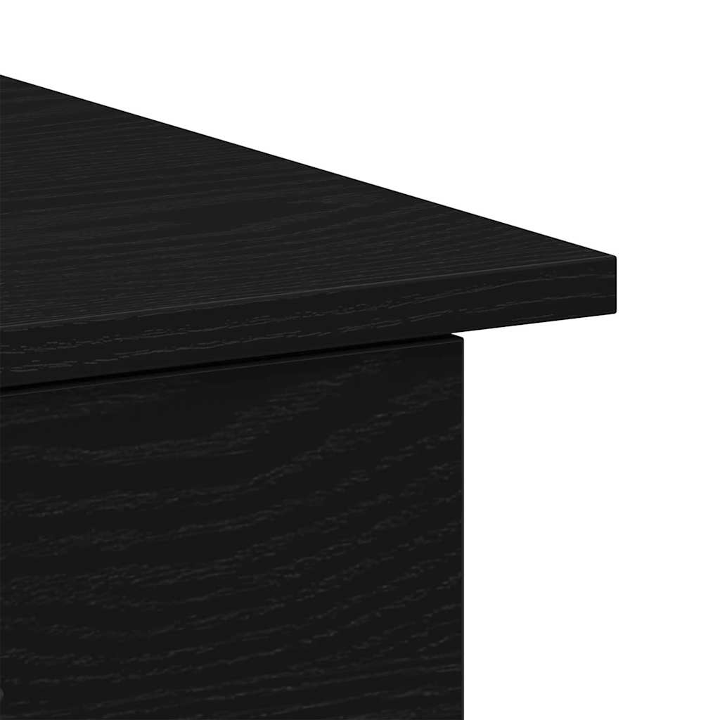 Scrivania Rovere Nero Legno ingegnerizzato 100 x 50 x 76 cm