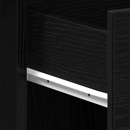 Scrivania Rovere Nero Legno ingegnerizzato 100 x 50 x 76 cm