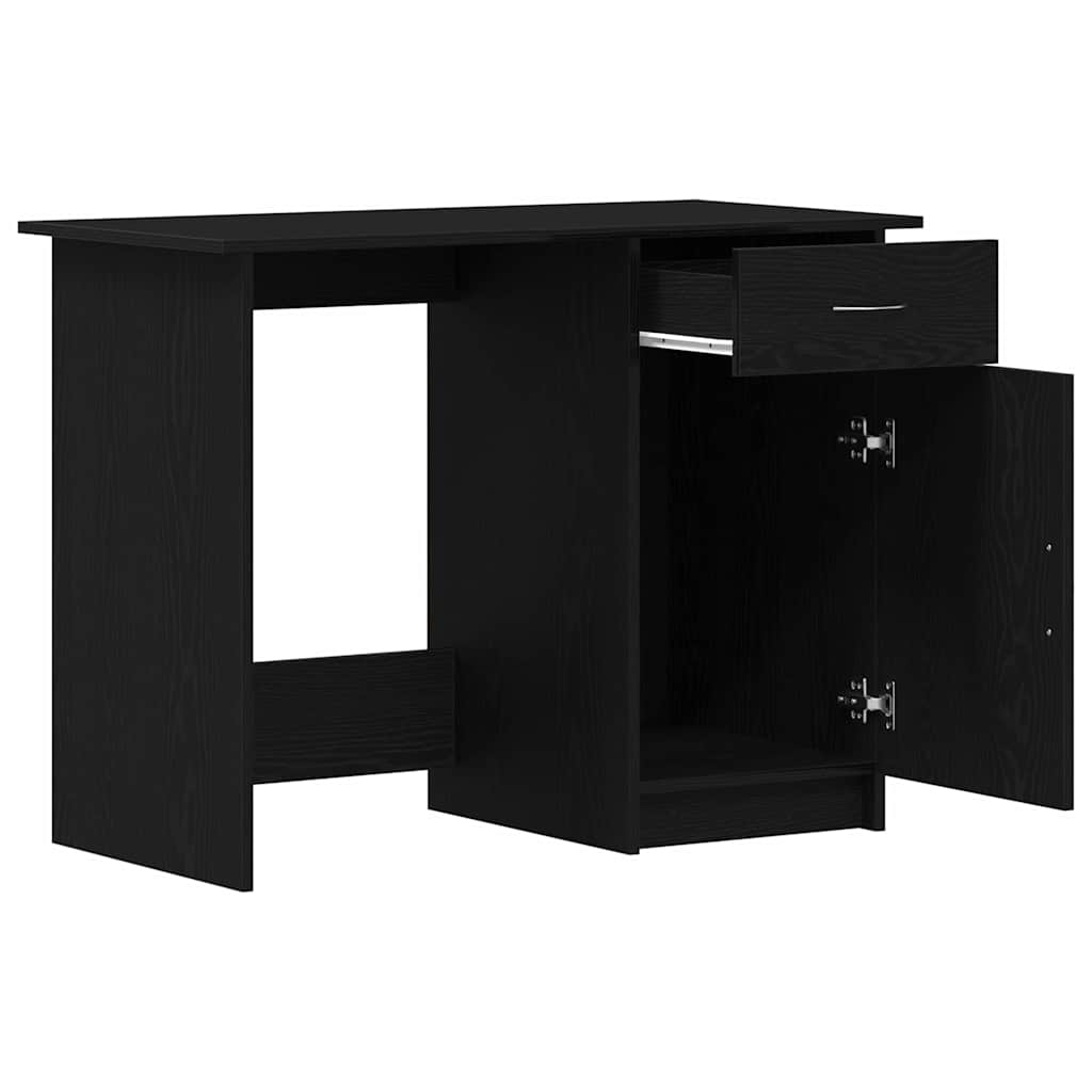 Scrivania Rovere Nero Legno ingegnerizzato 100 x 50 x 76 cm