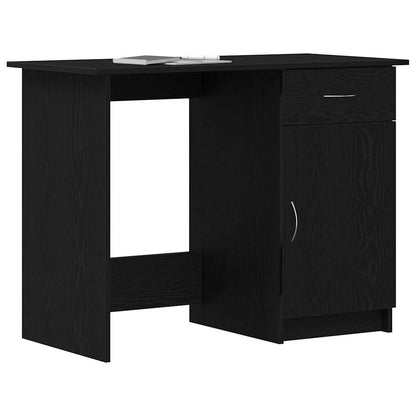 Scrivania Rovere Nero Legno ingegnerizzato 100 x 50 x 76 cm