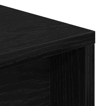 Scrivania Rovere Nero 200 x 50 x 76 cm Legno multistrato | homemem39