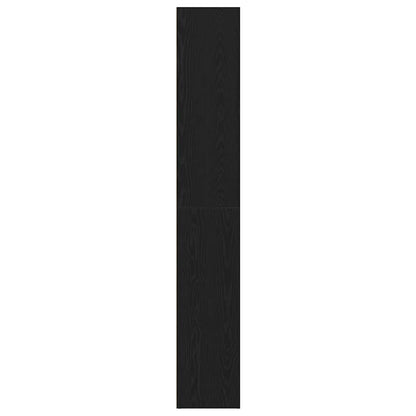 Libreria Rovere Nero 40x30x189 cm Legno Massello di Acacia | homemem39