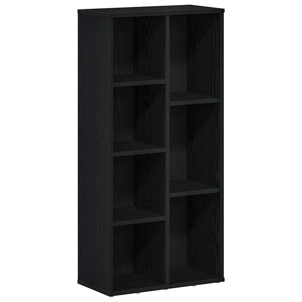 Libreria Rovere Nero 50x25x104 cm in Legno Multistrato | homemem39