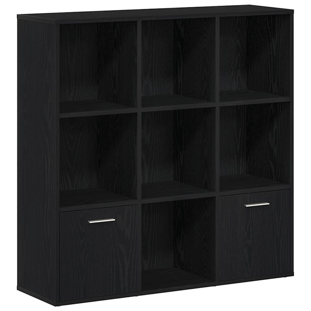 Libreria Rovere Nero 98x29x97,5 cm Legno Multistrato | homemem39