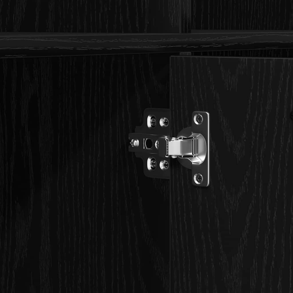 Libreria Rovere Nero 98x29x97,5 cm Legno Multistrato | homemem39