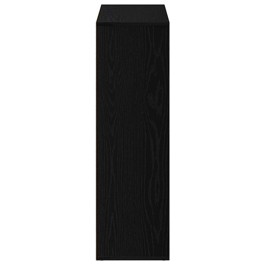 Mobile libreria Rovere Nero 98x29x97,5 cm in Legno Multistrato | homemem39