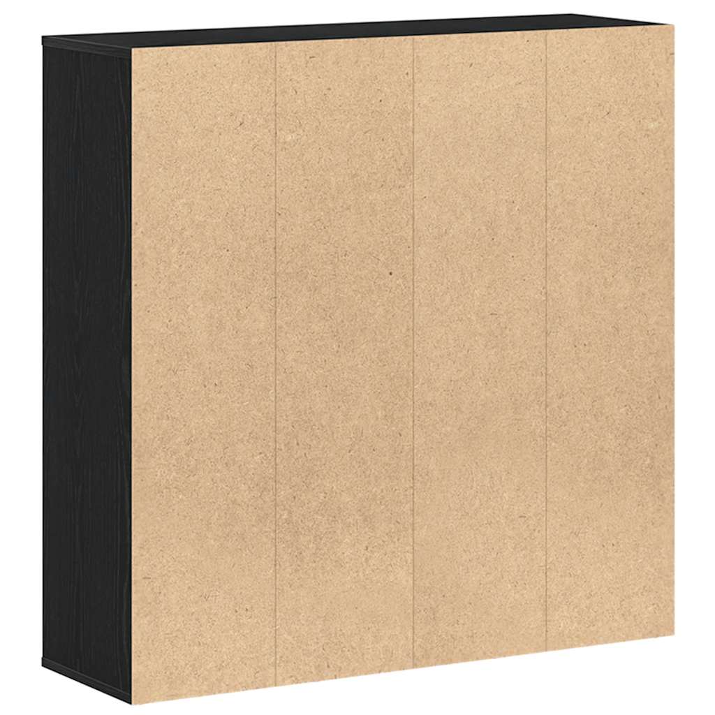Mobile libreria Rovere Nero 98x29x97,5 cm in Legno Multistrato | homemem39