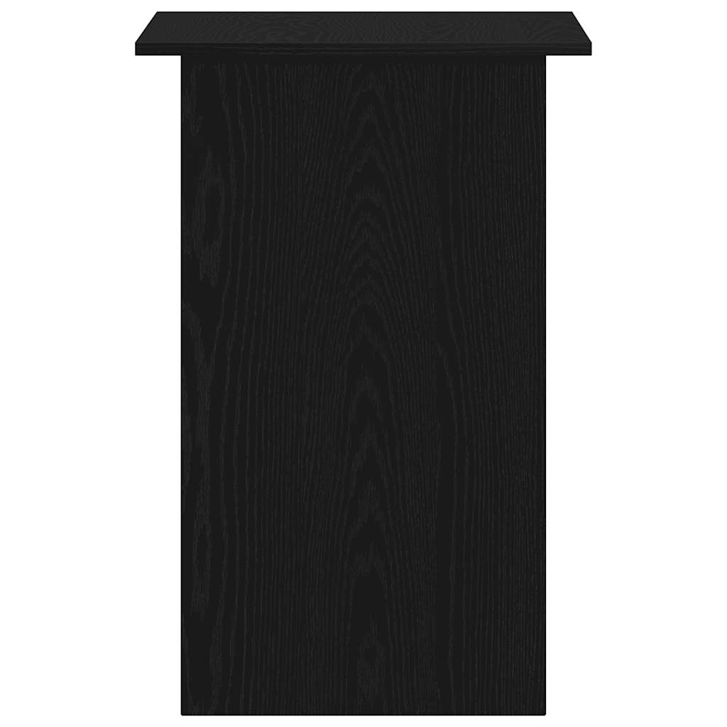 Scrivania Rovere Nero 90x50x74 cm in Legno Multistrato | homemem39