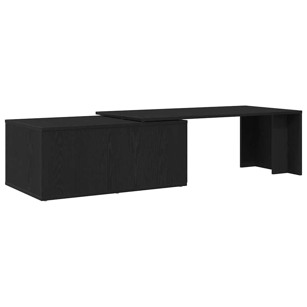 Tavolino da salotto Rovere Nero 150 x 50 x 35 cm