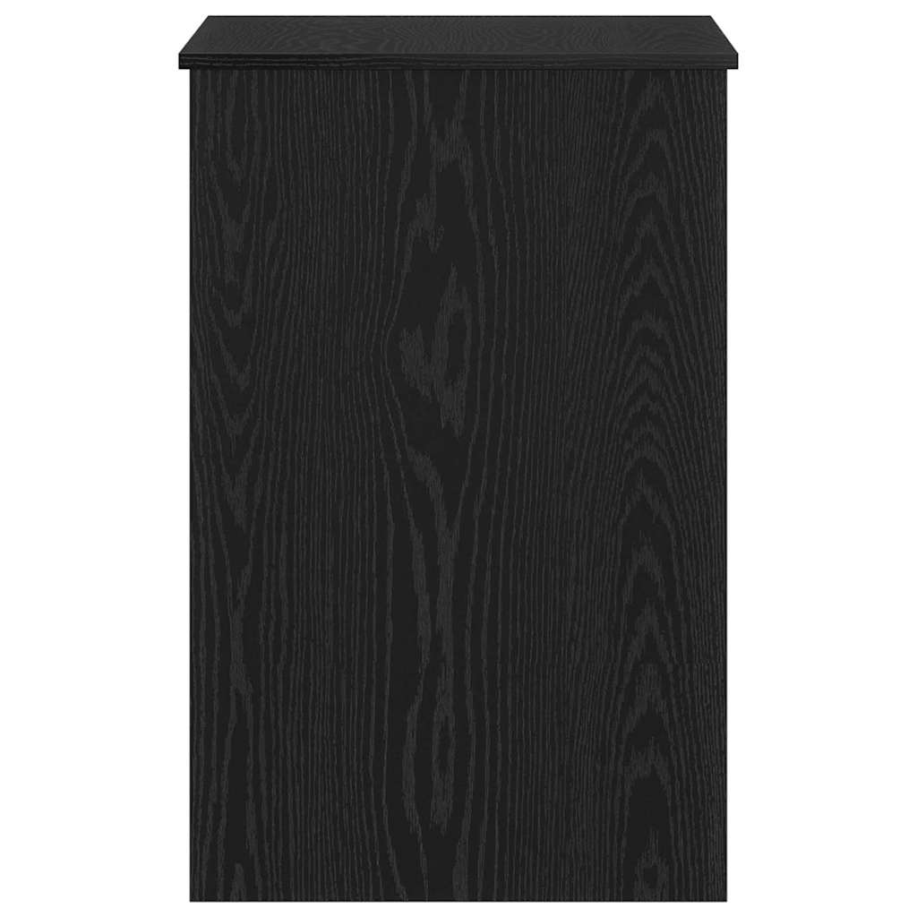 Scrivania Rovere Nero 100 x 50 x 76 cm Legno multistrato | homemem39