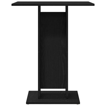 Tavolo da bistrot Rovere Nero 60x60x75 cm in Legno Multistrato | homemem39