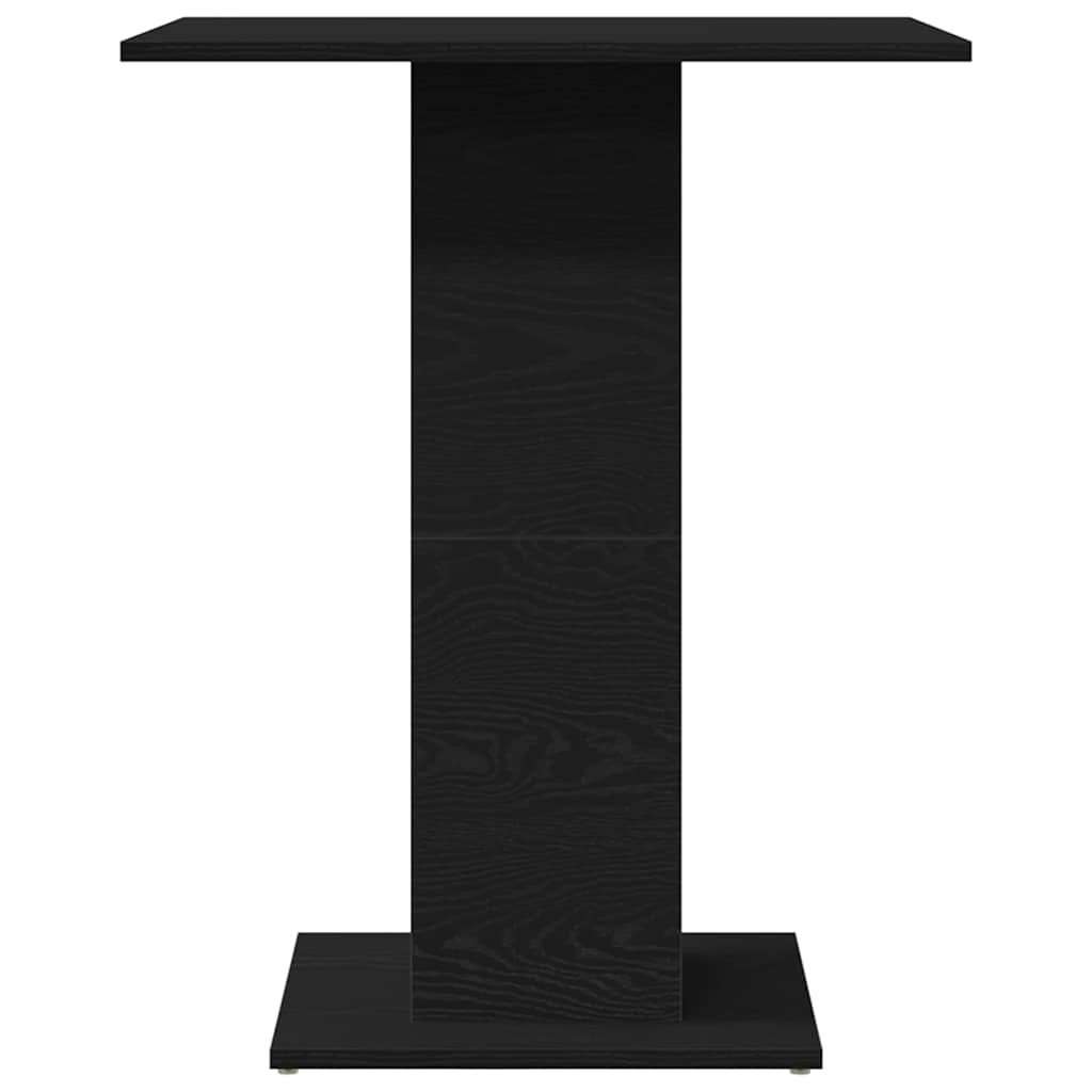 Tavolo da bistrot Rovere Nero 60x60x75 cm in Legno Multistrato | homemem39