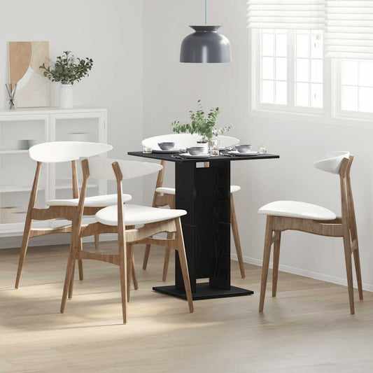 Tavolo da bistrot Rovere Nero 60x60x75 cm in Legno Multistrato