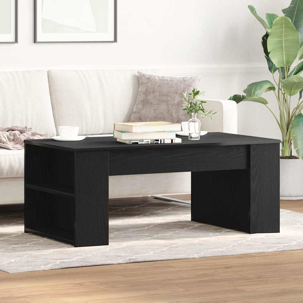 Tavolino da salotto Rovere nero 102 x 55 x 42 cm