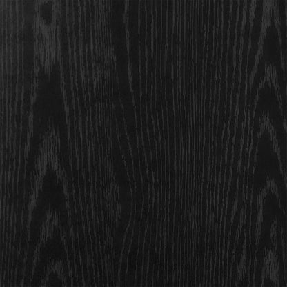 Tavolino laterale in rovere nero 70x35x60 cm in legno ingegnerizzato