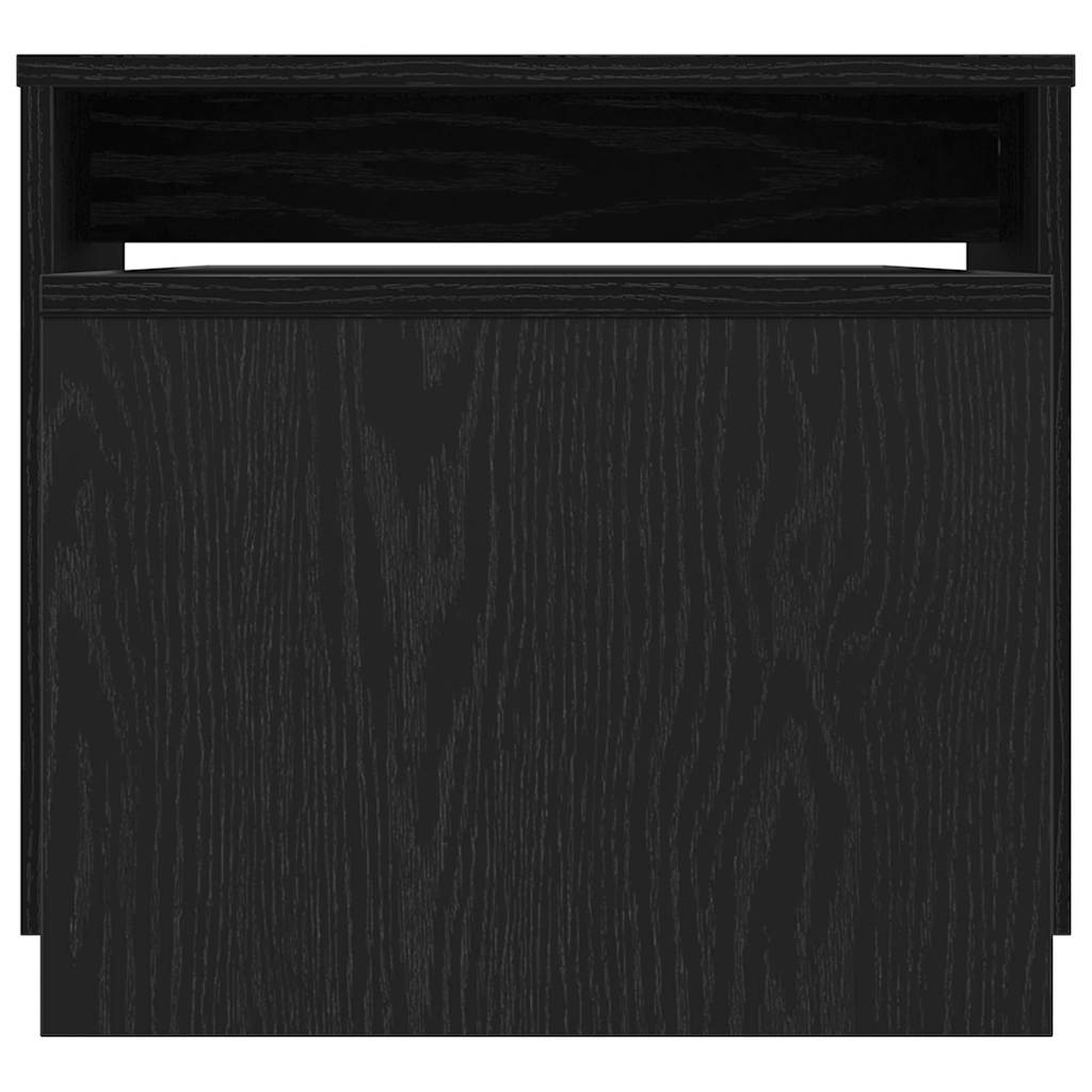 Tavoli da annidamento Rovere Nero 100 x 48 x 40 cm