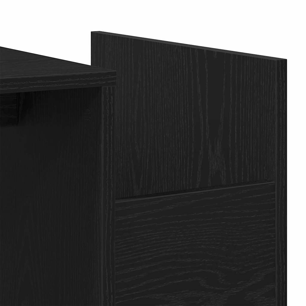 Tavolino da salotto Rovere Nero 90 x 45 x 35 cm