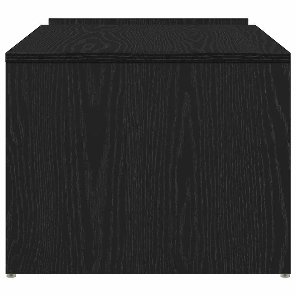 Tavolino da salotto Rovere Nero 90 x 45 x 35 cm