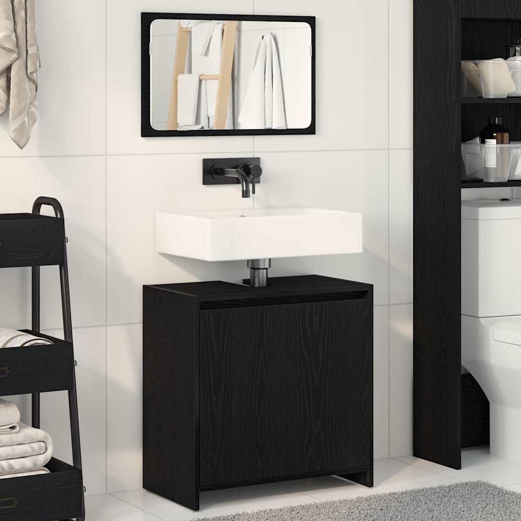 Mobile da Bagno Rovere Nero 60 x 33 x 60 cm | homemem39