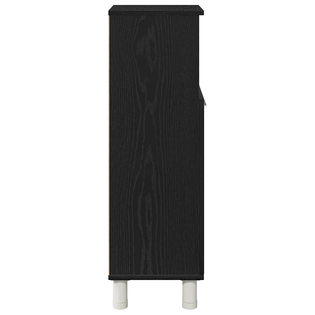Mobile da Bagno Rovere Nero 30 x 30 x 95 cm | homemem39