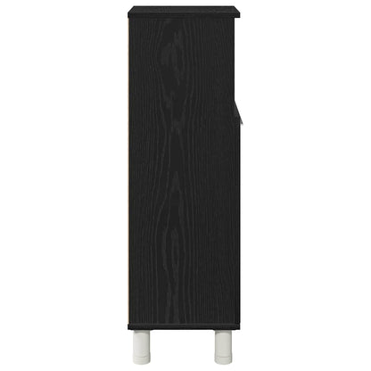 Mobile da Bagno Rovere Nero 30 x 30 x 95 cm | homemem39