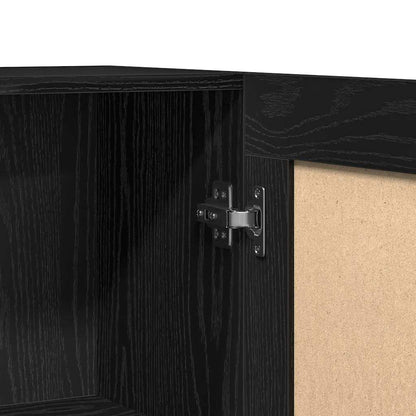 Credenza Nero 120 x 30.5 x 70 cm Legno multistrato