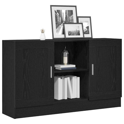 Credenza Nero 120 x 30.5 x 70 cm Legno multistrato