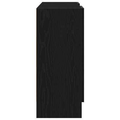 Credenza Nero 120 x 30.5 x 70 cm Legno multistrato