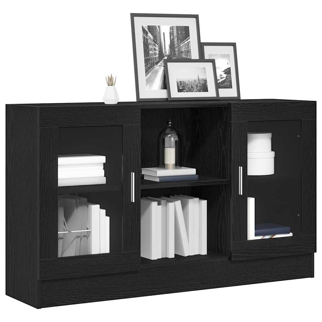 Credenza Nero 120 x 30.5 x 70 cm Legno multistrato