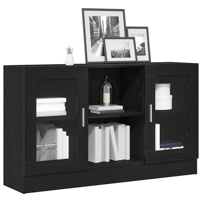 Credenza Nero 120 x 30.5 x 70 cm Legno multistrato