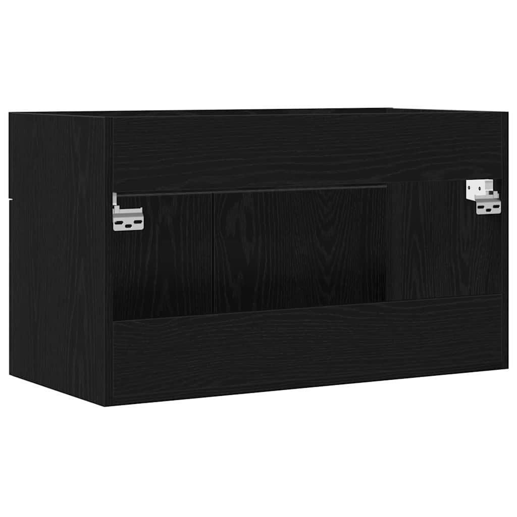 Armadio sottolavello Rovere Nero Legno ingegnerizzato | homemem39