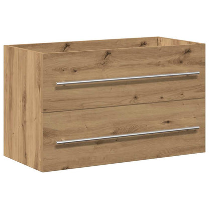 Mobile Lavabo Bagno Artigianale 80x38,5x48 cm Legno Multistrato | homemem39