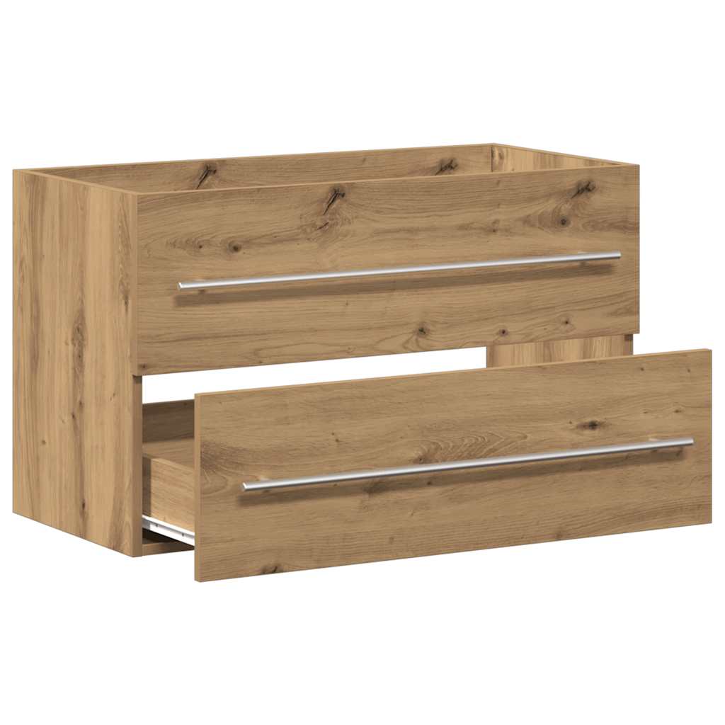 Mobile Lavabo Bagno Artigianale 80x38,5x48 cm Legno Multistrato | homemem39