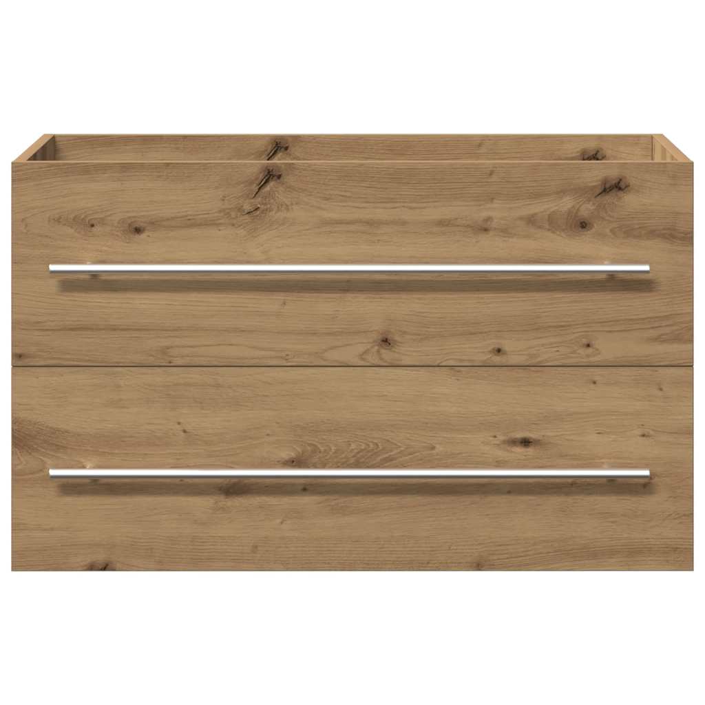 Mobile Lavabo Bagno Artigianale 80x38,5x48 cm Legno Multistrato | homemem39