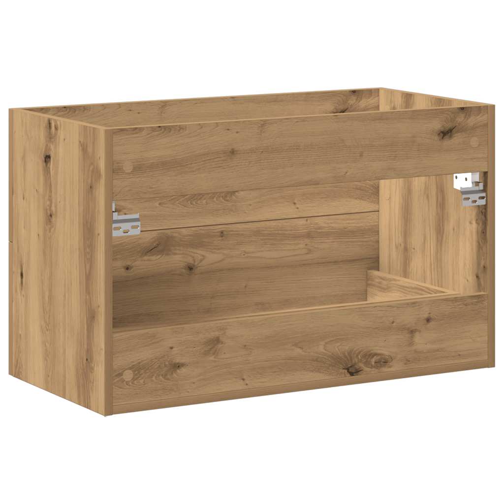 Mobile Lavabo Bagno Artigianale 80x38,5x48 cm Legno Multistrato | homemem39