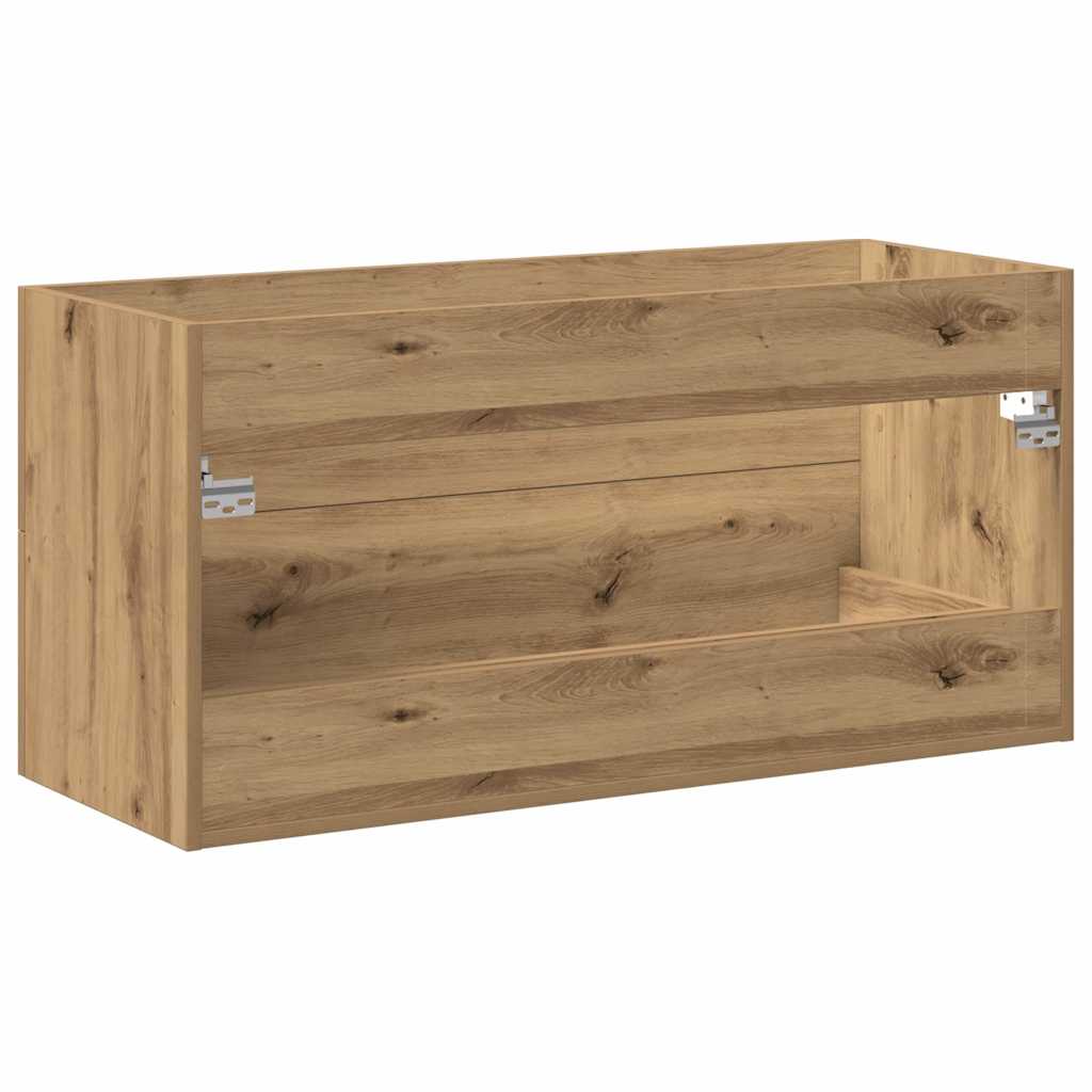 Mobile Lavabo Bagno Artigianale 100x38,5x48cm Legno Multistrato | homemem39