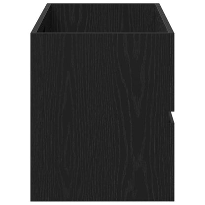 Mobile Lavabo Rovere Nero 100x38,5x45 cm Legno Multistrato | homemem39