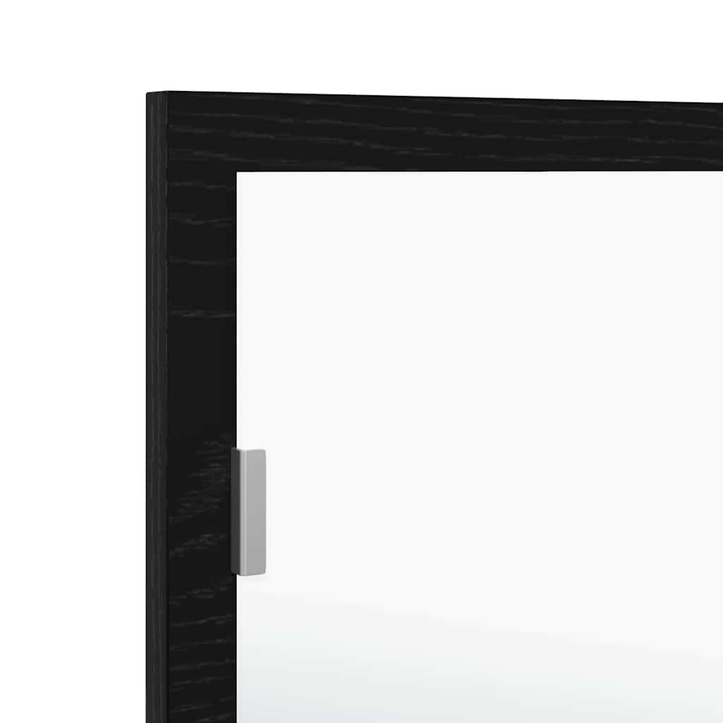 Specchio da bagno LED Rovere Nero 100 x 8,5 x 37 cm Vetro | homemem39