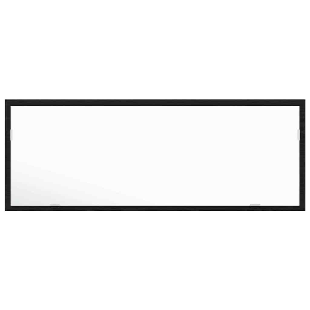 Specchio da bagno LED Rovere Nero 100 x 8,5 x 37 cm Vetro | homemem39