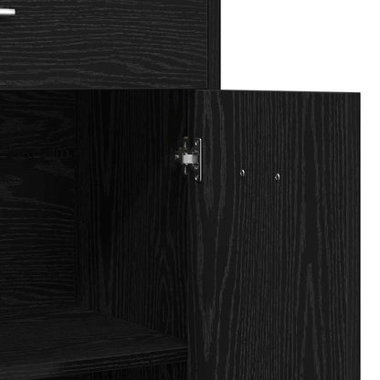 Mobile da Bagno Rovere Nero 60 x 33 x 80 cm | homemem39