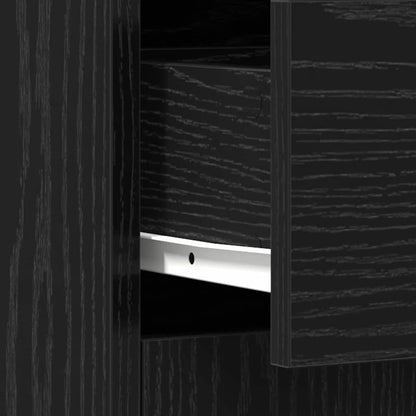 Mobile da Bagno Rovere Nero 60 x 33 x 80 cm | homemem39