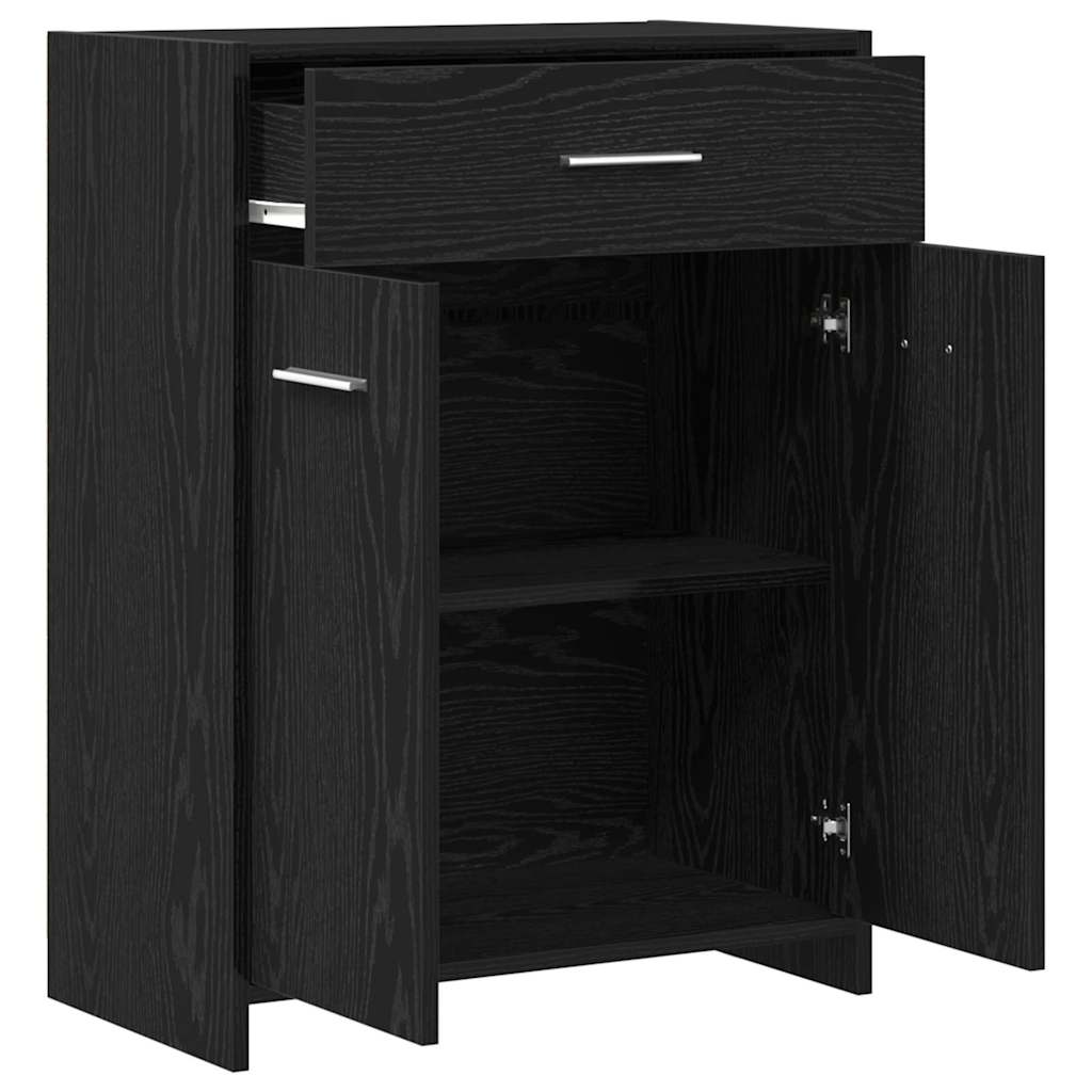 Mobile da Bagno Rovere Nero 60 x 33 x 80 cm | homemem39