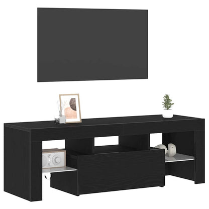 Mobile TV Nero 120 x 35 x 40 cm Legno multistrato