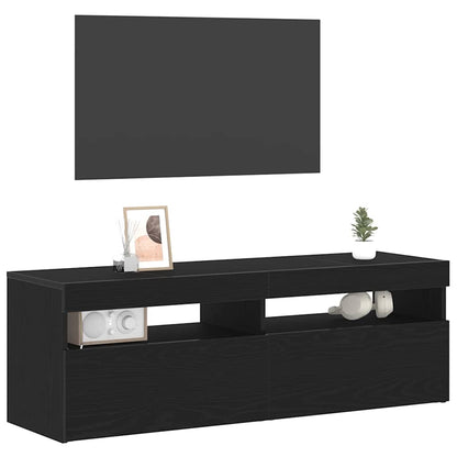 Mobile TV Nero 120 x 35 x 40 cm Legno multistrato